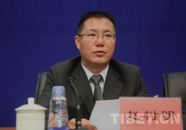 林芝市委常委、市政府常务副市长赵树明。摄影：王淑
