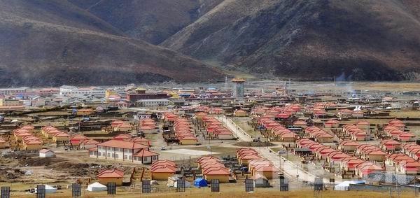 美丽的牧民定居点